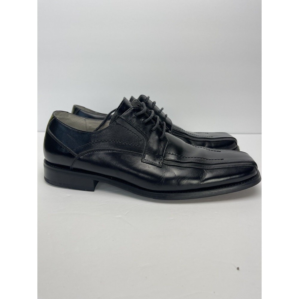Stacy Adams Dress Shoes Black Leather Men’s Size 11 M Square Toe